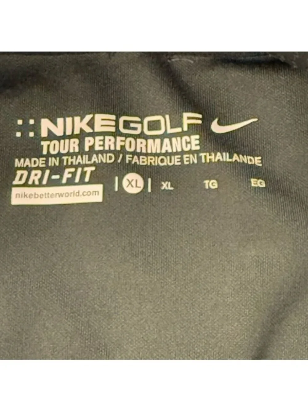 Nike Golf Tour Performance Men’s Shirt Size XL The Preserve North Carolina logo